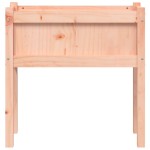 vidaXL Jardinieră de grădină cu picioare 70x31x70cm lemn masiv Douglas
