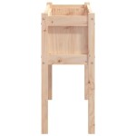 vidaXL Jardiniere de grădină cu picioare, 2 buc., lemn masiv de pin vidaXL Jardiniere de grădină cu picioare, 2 buc., lemn masiv de pin