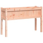 vidaXL Jardiniere de grădină cu picioare, 2 buc., lemn masiv Douglas vidaXL Jardiniere de grădină cu picioare, 2 buc., lemn masiv Douglas