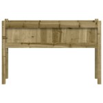 vidaXL Jardinier de grădină cu picioare, 110x31x70 cm, lemn pin tratat
