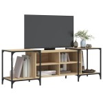 vidaXL Comodă TV, stejar sonoma, 153x37x50 cm, lemn prelucrat vidaXL Comodă TV, stejar sonoma, 153x37x50 cm, lemn prelucrat