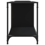 vidaXL Comodă TV, negru, 203x37x50 cm, lemn prelucrat