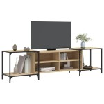 vidaXL Comodă TV, stejar sonoma, 203x37x50 cm, lemn prelucrat vidaXL Comodă TV, stejar sonoma, 203x37x50 cm, lemn prelucrat