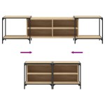 vidaXL Comodă TV, stejar sonoma, 203x37x50 cm, lemn prelucrat vidaXL Comodă TV, stejar sonoma, 203x37x50 cm, lemn prelucrat