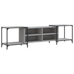 vidaXL Comodă TV, gri sonoma, 203x37x50 cm, lemn prelucrat vidaXL Comodă TV, gri sonoma, 203x37x50 cm, lemn prelucrat