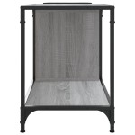 vidaXL Comodă TV, gri sonoma, 203x37x50 cm, lemn prelucrat vidaXL Comodă TV, gri sonoma, 203x37x50 cm, lemn prelucrat