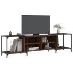 vidaXL Comodă TV, stejar maro, 203x37x50 cm, lemn prelucrat