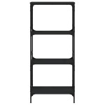 vidaXL Bibliotecă cu 4 niveluri, negru, 59x35x132 cm, lemn prelucrat vidaXL Bibliotecă cu 4 niveluri, negru, 59x35x132 cm, lemn prelucrat