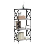 vidaXL Bibliotecă cu 4 niveluri gri sonoma 59x35x132 cm lemn prelucrat vidaXL Bibliotecă cu 4 niveluri gri sonoma 59x35x132 cm lemn prelucrat