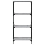 vidaXL Bibliotecă cu 4 niveluri gri sonoma 59x35x132 cm lemn prelucrat vidaXL Bibliotecă cu 4 niveluri gri sonoma 59x35x132 cm lemn prelucrat