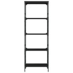 vidaXL Bibliotecă cu 5 niveluri, negru, 59x35x171 cm, lemn prelucrat vidaXL Bibliotecă cu 5 niveluri, negru, 59x35x171 cm, lemn prelucrat