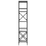 vidaXL Bibliotecă cu 5 niveluri gri sonoma 59x35x171 cm lemn prelucrat vidaXL Bibliotecă cu 5 niveluri gri sonoma 59x35x171 cm lemn prelucrat