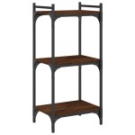 vidaXL Bibliotecă 3 niveluri, stejar maro 40x30x86 cm, lemn prelucrat vidaXL Bibliotecă 3 niveluri, stejar maro 40x30x86 cm, lemn prelucrat