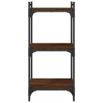 vidaXL Bibliotecă 3 niveluri, stejar maro 40x30x86 cm, lemn prelucrat vidaXL Bibliotecă 3 niveluri, stejar maro 40x30x86 cm, lemn prelucrat