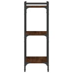 vidaXL Bibliotecă 3 niveluri, stejar maro 40x30x86 cm, lemn prelucrat vidaXL Bibliotecă 3 niveluri, stejar maro 40x30x86 cm, lemn prelucrat