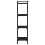 vidaXL Bibliotecă cu 4 niveluri, negru, 40x30x120 cm, lemn prelucrat vidaXL Bibliotecă cu 4 niveluri, negru, 40x30x120 cm, lemn prelucrat