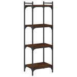 vidaXL Bibliotecă 4 niveluri, stejar maro 40x30x120 cm, lemn prelucrat vidaXL Bibliotecă 4 niveluri, stejar maro 40x30x120 cm, lemn prelucrat