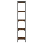 vidaXL Bibliotecă 5 niveluri, stejar maro 40x30x154 cm, lemn prelucrat vidaXL Bibliotecă 5 niveluri, stejar maro 40x30x154 cm, lemn prelucrat