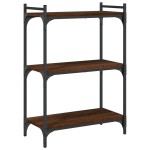 vidaXL Bibliotecă cu 3 niveluri, stejar maro 60x30x86 cm lemn compozit vidaXL Bibliotecă cu 3 niveluri, stejar maro 60x30x86 cm lemn compozit