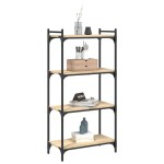 vidaXL Bibliotecă 4 niveluri stejar sonoma 60x30x120 cm lemn prelucrat vidaXL Bibliotecă 4 niveluri stejar sonoma 60x30x120 cm lemn prelucrat