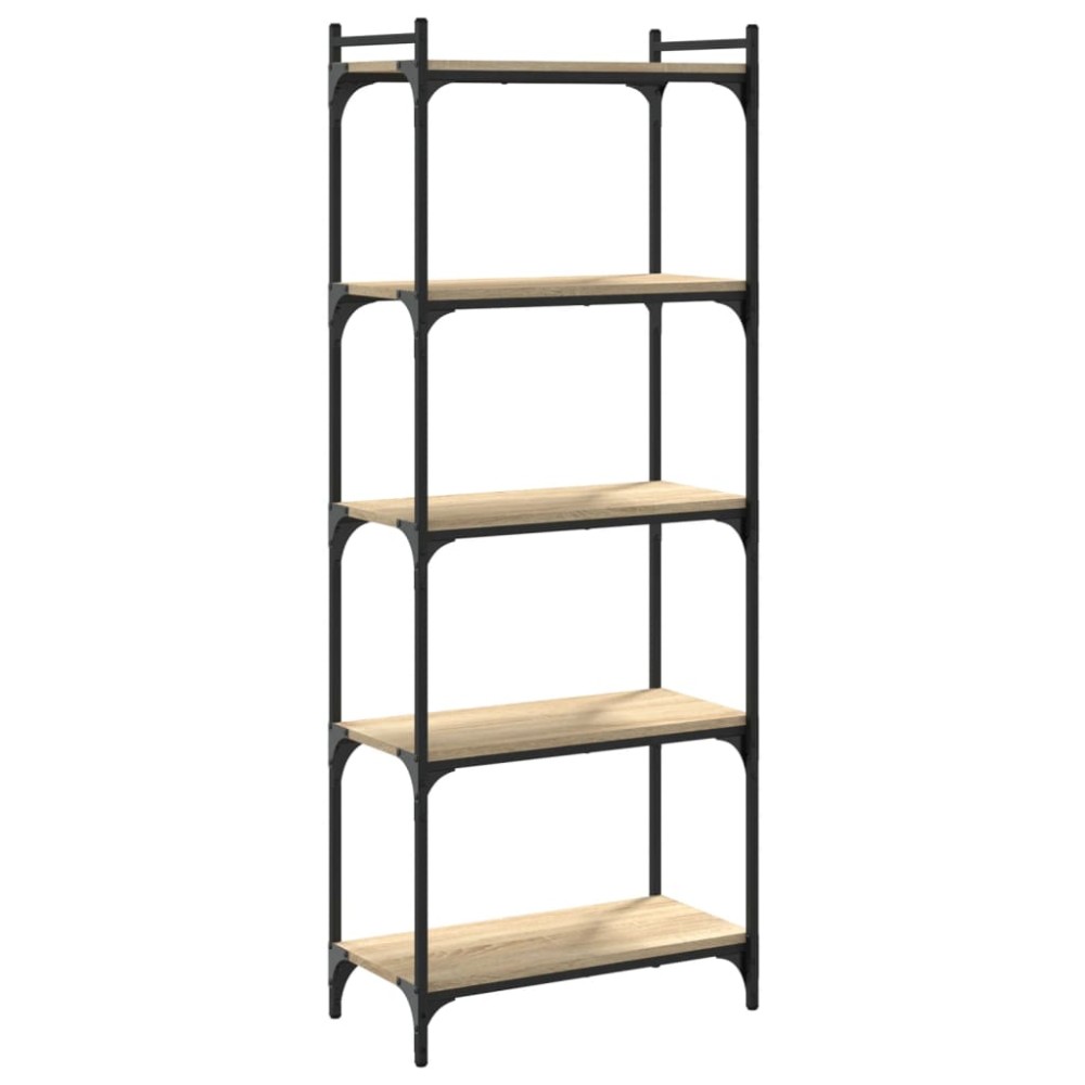 vidaXL Bibliotecă 5 niveluri stejar sonoma 60x30x154 cm lemn prelucrat