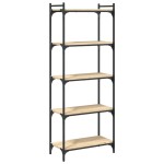 vidaXL Bibliotecă 5 niveluri stejar sonoma 60x30x154 cm lemn prelucrat vidaXL Bibliotecă 5 niveluri stejar sonoma 60x30x154 cm lemn prelucrat