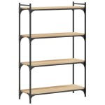 vidaXL Bibliotecă 4 niveluri stejar sonoma 80x30x120 cm lemn prelucrat vidaXL Bibliotecă 4 niveluri stejar sonoma 80x30x120 cm lemn prelucrat
