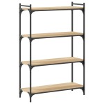 vidaXL Bibliotecă 4 niveluri stejar sonoma 80x30x120 cm lemn prelucrat vidaXL Bibliotecă 4 niveluri stejar sonoma 80x30x120 cm lemn prelucrat