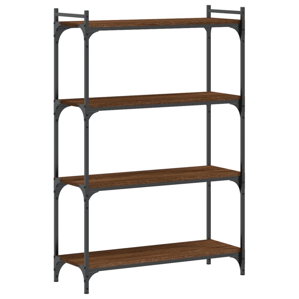 vidaXL Bibliotecă 4 niveluri, stejar maro 80x30x120 cm, lemn prelucrat