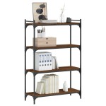 vidaXL Bibliotecă 4 niveluri, stejar maro 80x30x120 cm, lemn prelucrat vidaXL Bibliotecă 4 niveluri, stejar maro 80x30x120 cm, lemn prelucrat