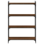 vidaXL Bibliotecă 4 niveluri, stejar maro 80x30x120 cm, lemn prelucrat vidaXL Bibliotecă 4 niveluri, stejar maro 80x30x120 cm, lemn prelucrat