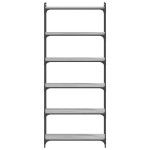 vidaXL Bibliotecă cu 6 niveluri gri sonoma 80x30x188 cm lemn prelucrat vidaXL Bibliotecă cu 6 niveluri gri sonoma 80x30x188 cm lemn prelucrat