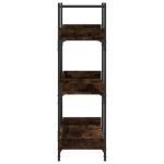 vidaXL Bibliotecă 3 niveluri, stejar fumuriu, 100x33x108,5 cm, lemn vidaXL Bibliotecă 3 niveluri, stejar fumuriu, 100x33x108,5 cm, lemn