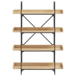vidaXL Bibliotecă 4 niveluri, stejar sonoma, 100x33x145,5 cm, lemn vidaXL Bibliotecă 4 niveluri, stejar sonoma, 100x33x145,5 cm, lemn
