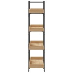 vidaXL Bibliotecă 4 niveluri, stejar sonoma, 100x33x145,5 cm, lemn vidaXL Bibliotecă 4 niveluri, stejar sonoma, 100x33x145,5 cm, lemn