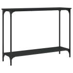 vidaXL Măsuță consolă, negru, 101x30,5x75 cm, lemn compozit vidaXL Măsuță consolă, negru, 101x30,5x75 cm, lemn compozit