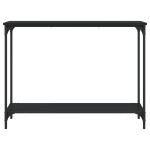 vidaXL Măsuță consolă, negru, 101x30,5x75 cm, lemn compozit vidaXL Măsuță consolă, negru, 101x30,5x75 cm, lemn compozit