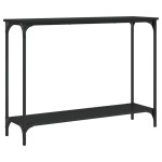 vidaXL Măsuță consolă, negru, 101x30,5x75 cm, lemn compozit vidaXL Măsuță consolă, negru, 101x30,5x75 cm, lemn compozit