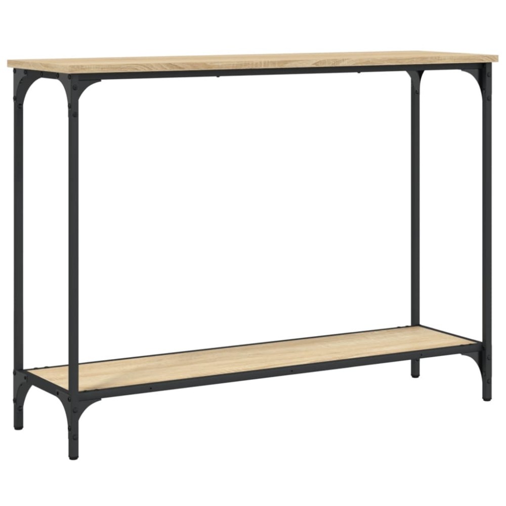 vidaXL Măsuță consolă, stejar sonoma, 101x30,5x75 cm, lemn prelucrat