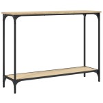 vidaXL Măsuță consolă, stejar sonoma, 101x30,5x75 cm, lemn prelucrat vidaXL Măsuță consolă, stejar sonoma, 101x30,5x75 cm, lemn prelucrat