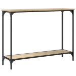 vidaXL Măsuță consolă, stejar sonoma, 101x30,5x75 cm, lemn prelucrat vidaXL Măsuță consolă, stejar sonoma, 101x30,5x75 cm, lemn prelucrat