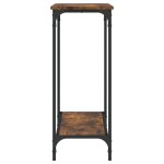 vidaXL Măsuță consolă, stejar fumuriu, 101x30,5x75 cm, lemn prelucrat vidaXL Măsuță consolă, stejar fumuriu, 101x30,5x75 cm, lemn prelucrat