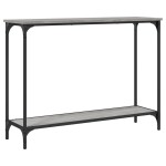 vidaXL Măsuță consolă, gri sonoma, 101x30,5x75 cm, lemn prelucrat vidaXL Măsuță consolă, gri sonoma, 101x30,5x75 cm, lemn prelucrat