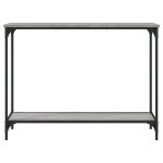 vidaXL Măsuță consolă, gri sonoma, 101x30,5x75 cm, lemn prelucrat vidaXL Măsuță consolă, gri sonoma, 101x30,5x75 cm, lemn prelucrat