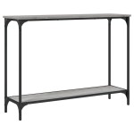 vidaXL Măsuță consolă, gri sonoma, 101x30,5x75 cm, lemn prelucrat vidaXL Măsuță consolă, gri sonoma, 101x30,5x75 cm, lemn prelucrat