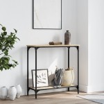 vidaXL Masă consolă, stejar sonoma, 75x30,5x75 cm, lemn prelucrat vidaXL Masă consolă, stejar sonoma, 75x30,5x75 cm, lemn prelucrat