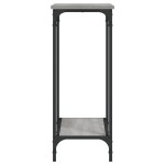 vidaXL Masă consolă, gri sonoma, 75x30,5x75 cm, lemn prelucrat