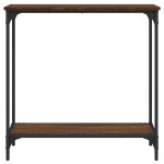 vidaXL Masă consolă, stejar maro, 75x30,5x75 cm, lemn prelucrat