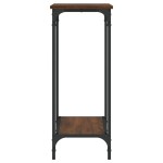 vidaXL Masă consolă, stejar maro, 75x30,5x75 cm, lemn prelucrat