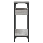 vidaXL Măsuță consolă cu raft gri sonoma 100x29x75 cm lemn prelucrat vidaXL Măsuță consolă cu raft gri sonoma 100x29x75 cm lemn prelucrat